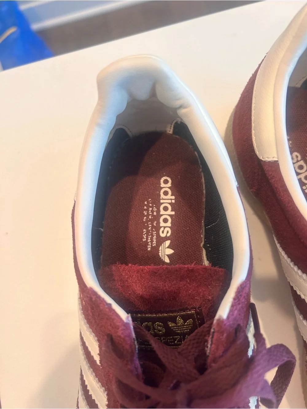 adidas Spezial Burgundy Sneakers Women’s 7.5 - Picture 6 of 8